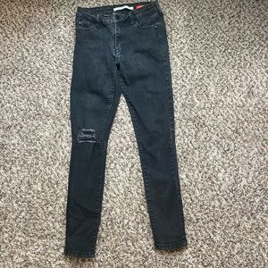 Celebrity Pink Black Skinny Jeans